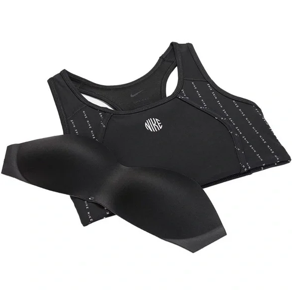 NWT Nike Dri-FIT Sports Bra Black - Picture 4 of 7